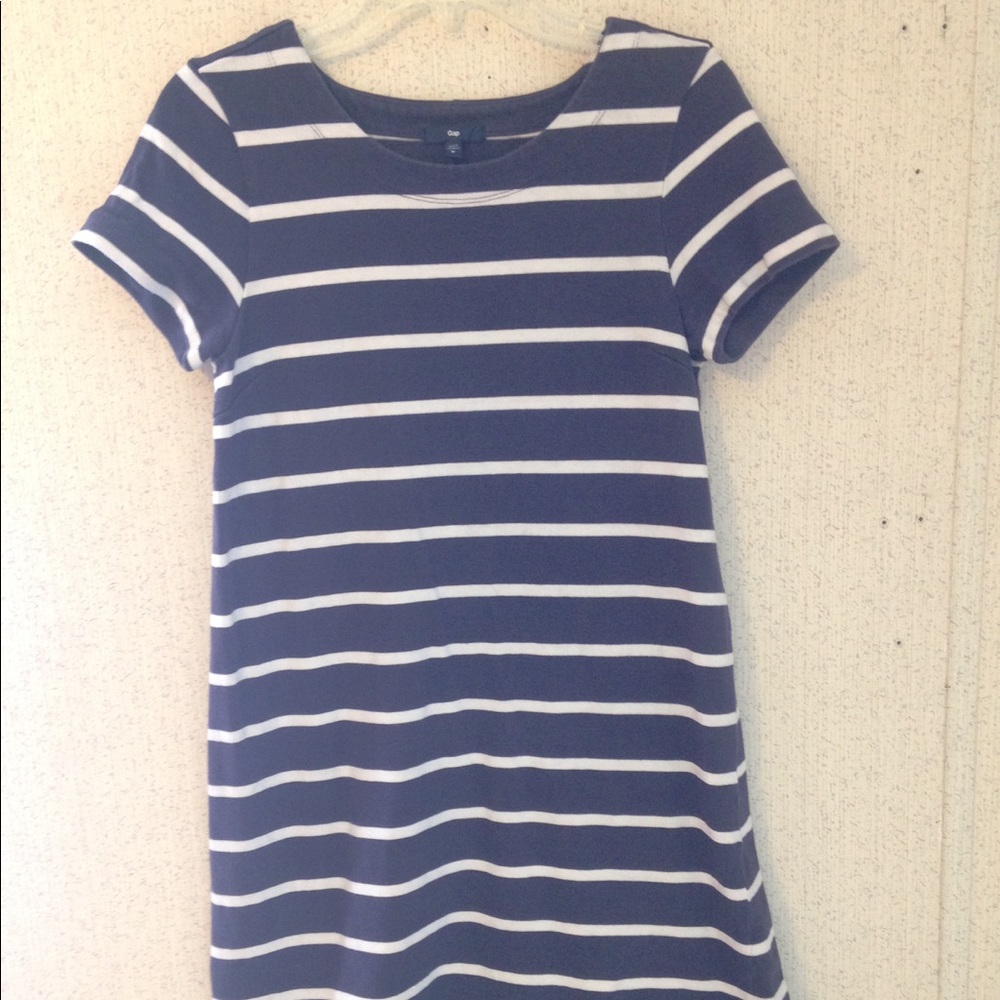 Gap blue-and-white striped Nautical T-shirt dress